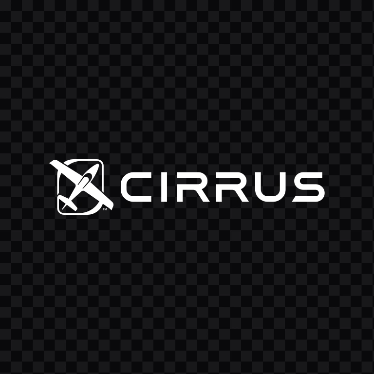 Cirrus Aircraft white logo SVG