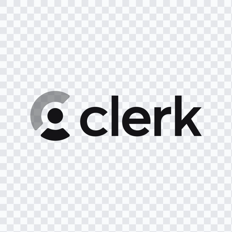 Clerk Horizontal colored logo SVG
