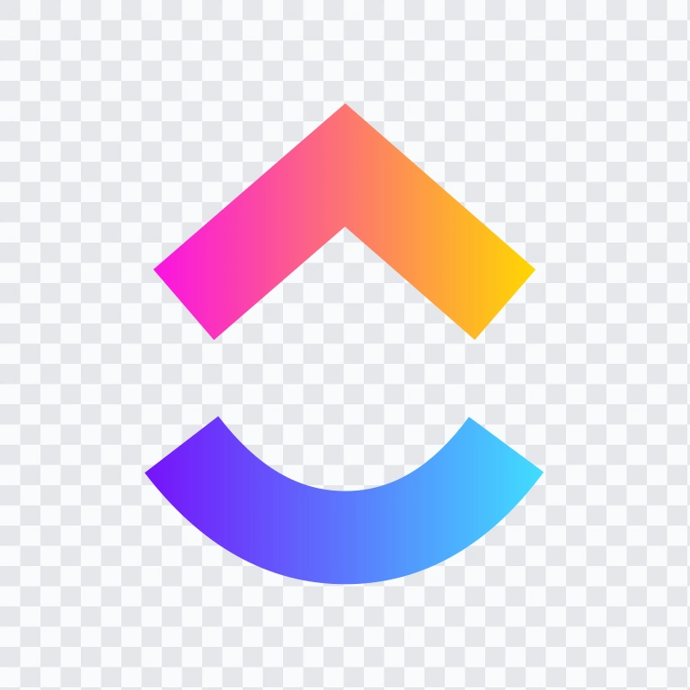 ClickUp colored icon SVG