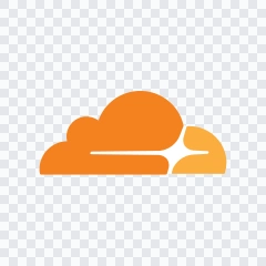 Cloudflare colored icon SVG