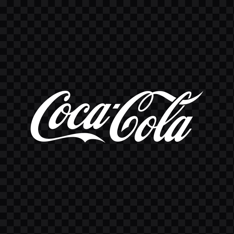 Coca-Cola white logo SVG
