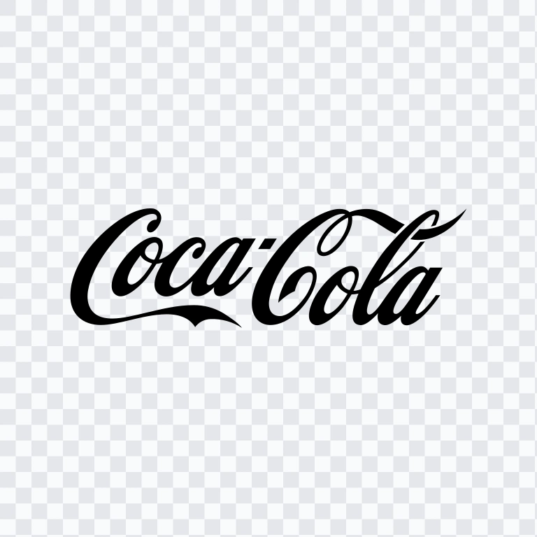 Coca-Cola black logo SVG