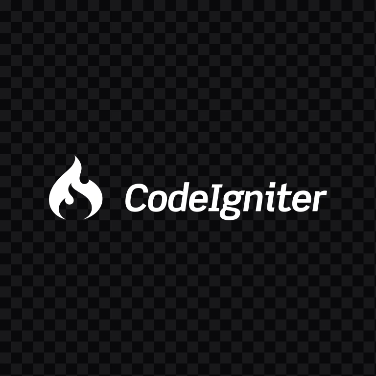 CodeIgniter white logo SVG