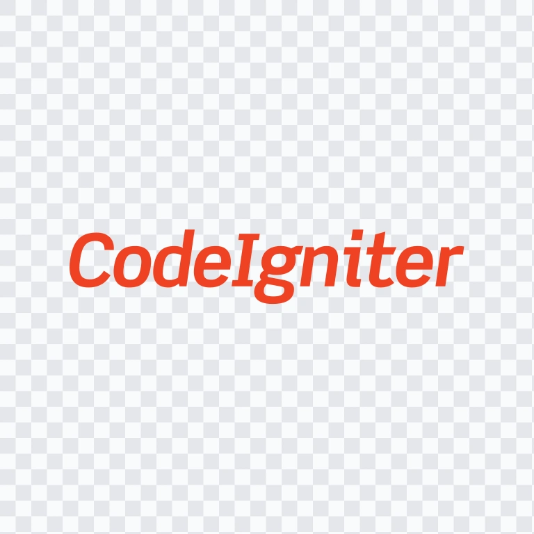 CodeIgniter colored wordmark SVG