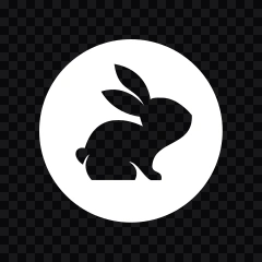 CodeRabbit white icon SVG