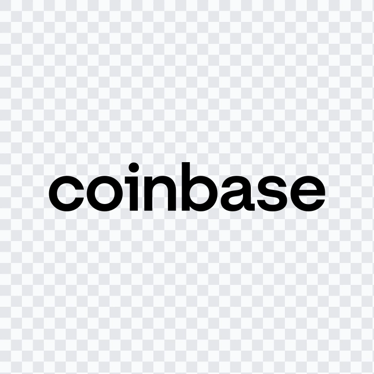 wordmark Coinbase hitam SVG
