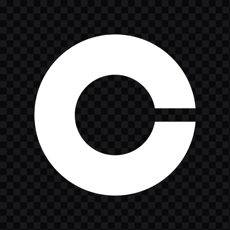 logo Coinbase putih SVG