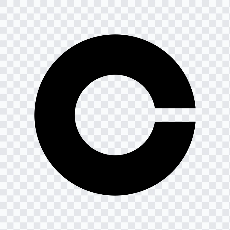 logo Coinbase hitam SVG