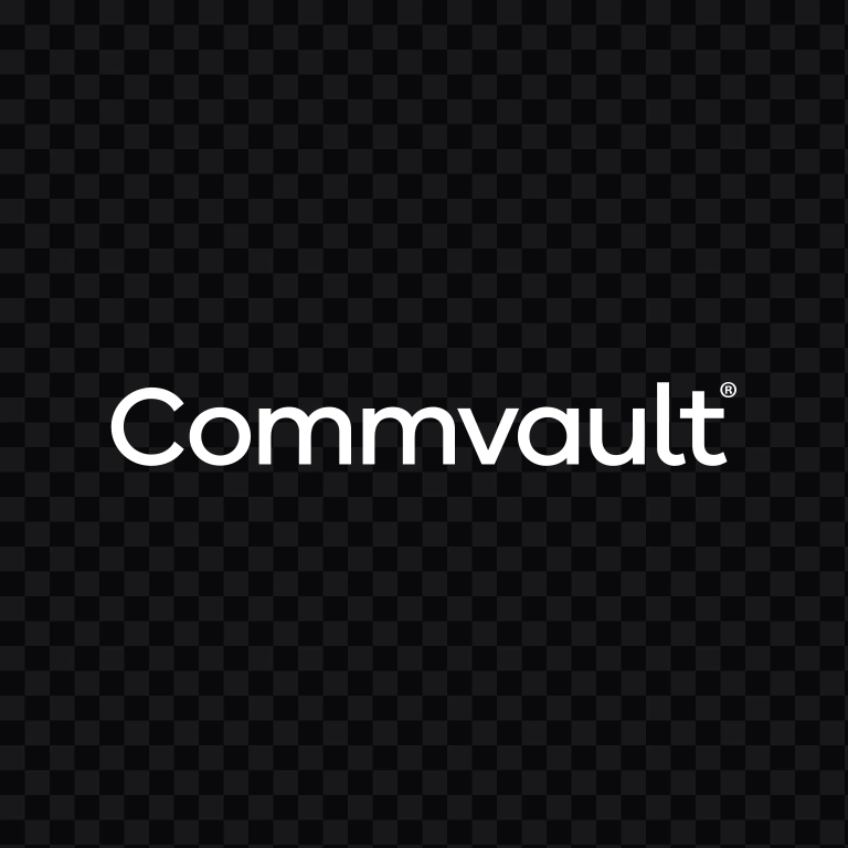 Commvault white wordmark SVG
