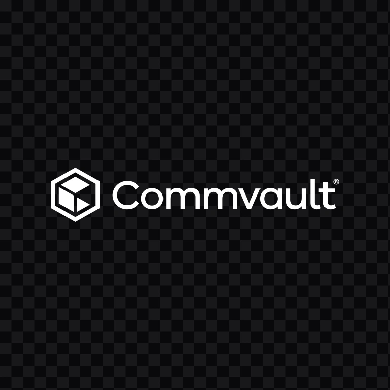 Commvault white logo SVG