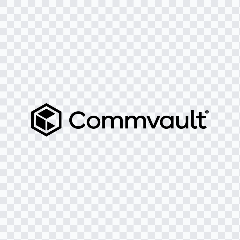 Commvault black logo SVG