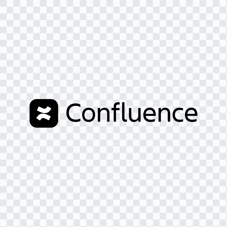 Confluence black logo SVG