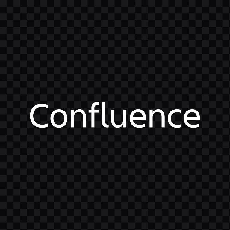 Confluence white wordmark SVG