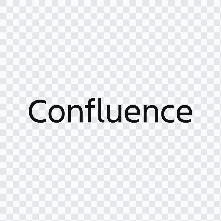Confluence black wordmark SVG