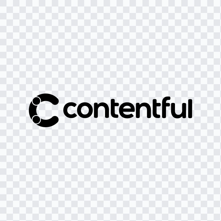 Contentful black logo SVG
