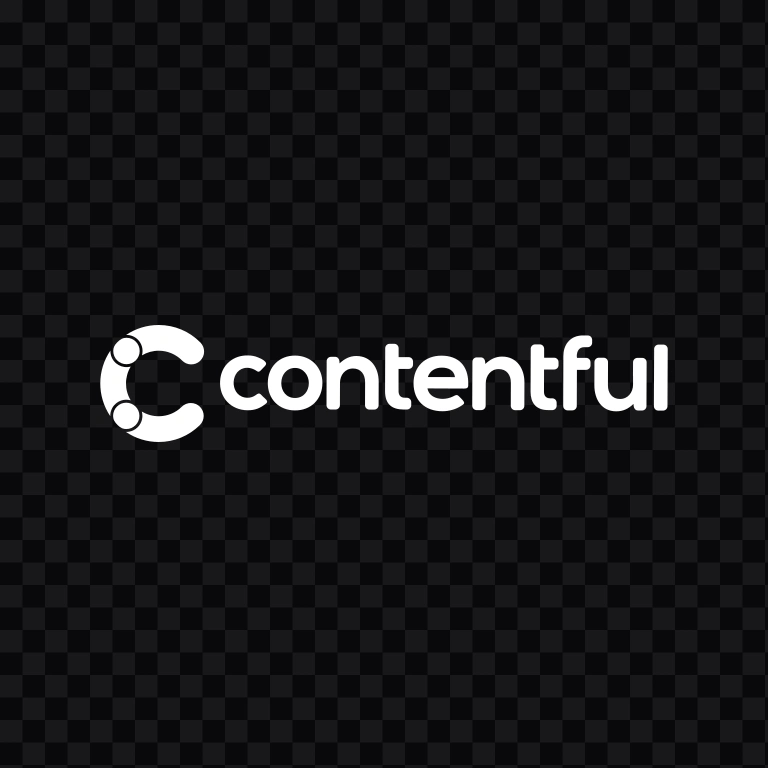 Contentful white logo SVG
