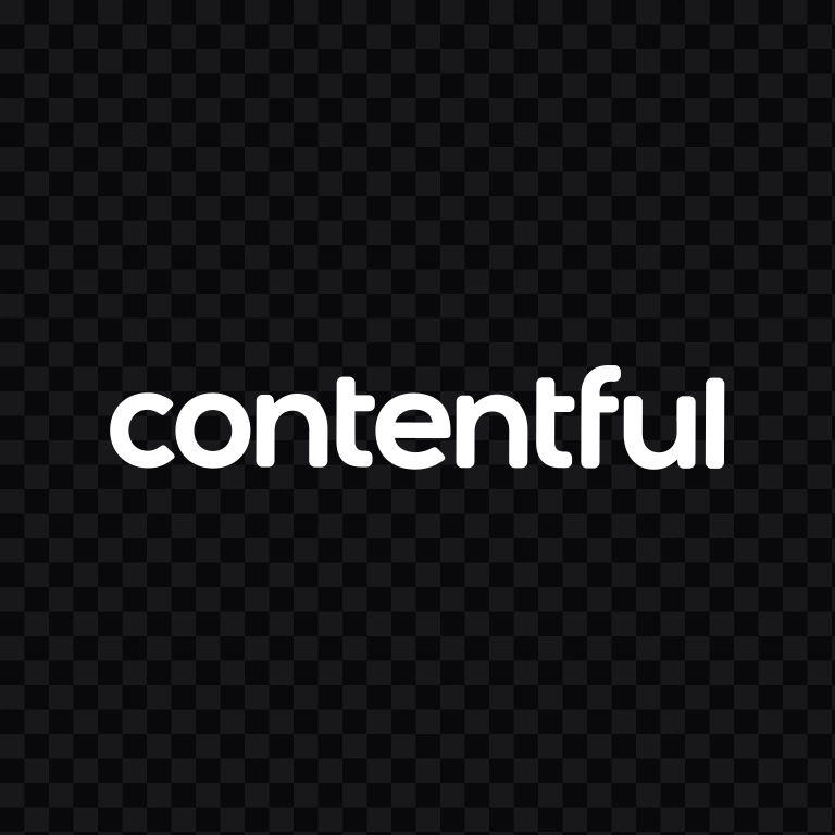 Contentful white wordmark SVG