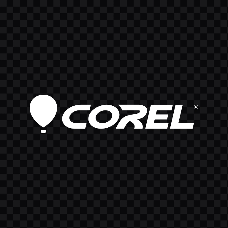 Corel white logo SVG