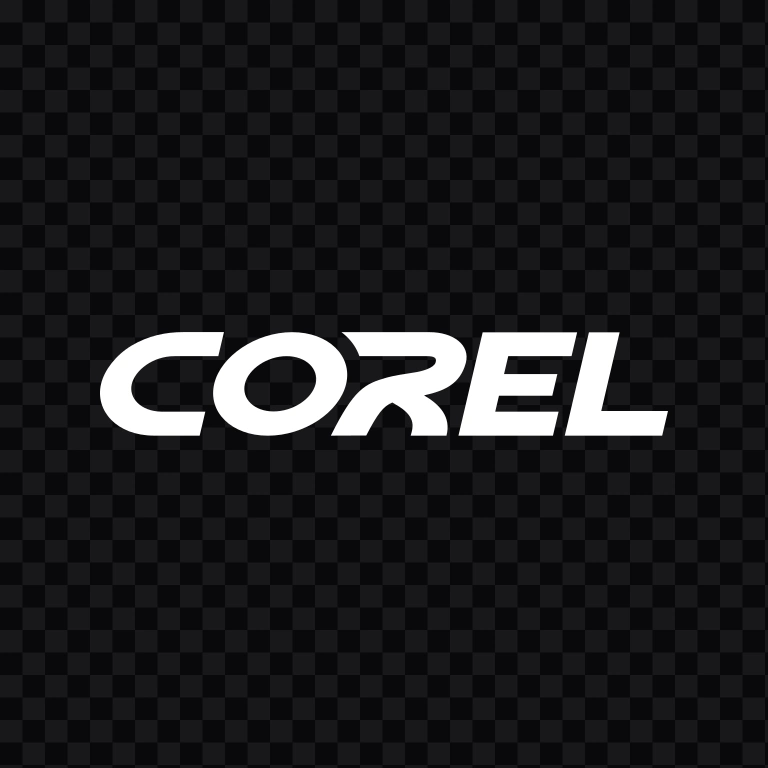 Corel white wordmark SVG