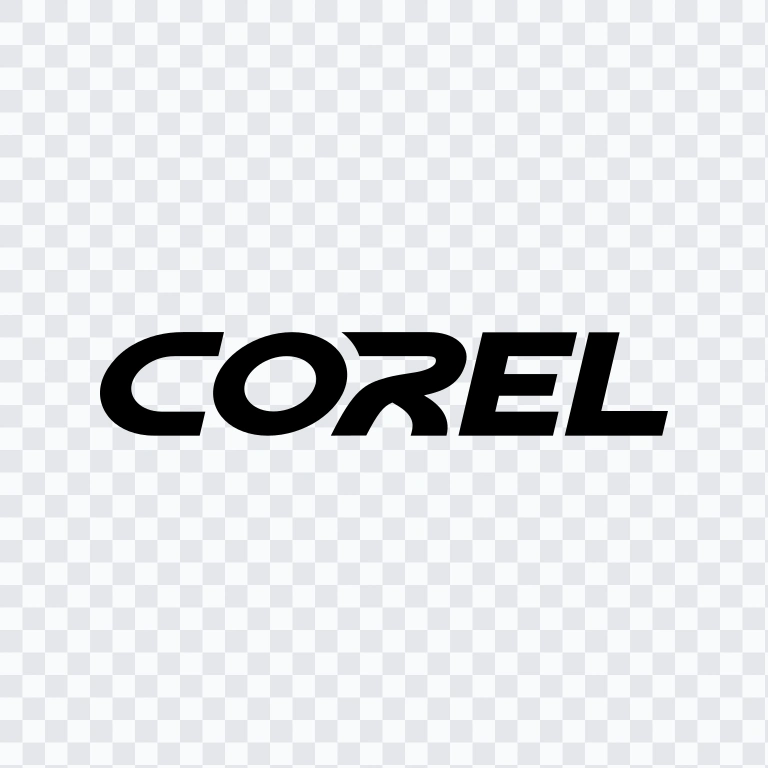 Corel black wordmark SVG