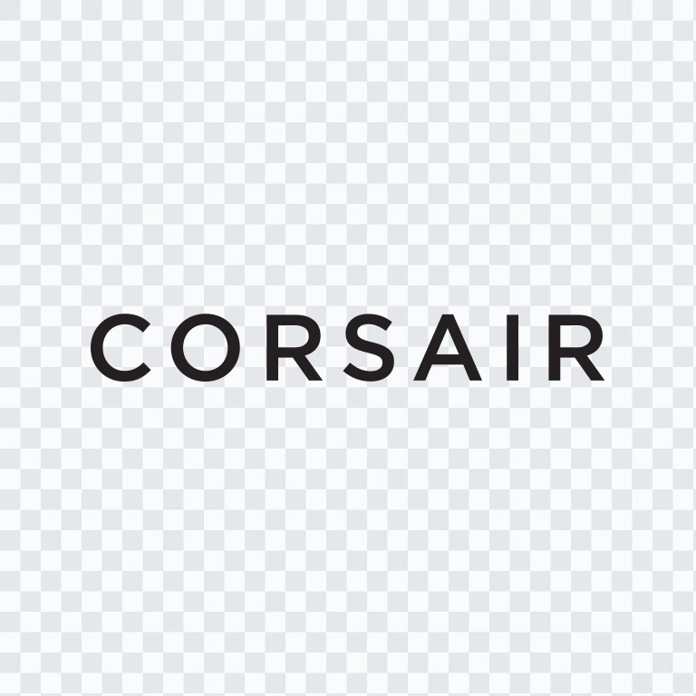 Corsair black wordmark SVG