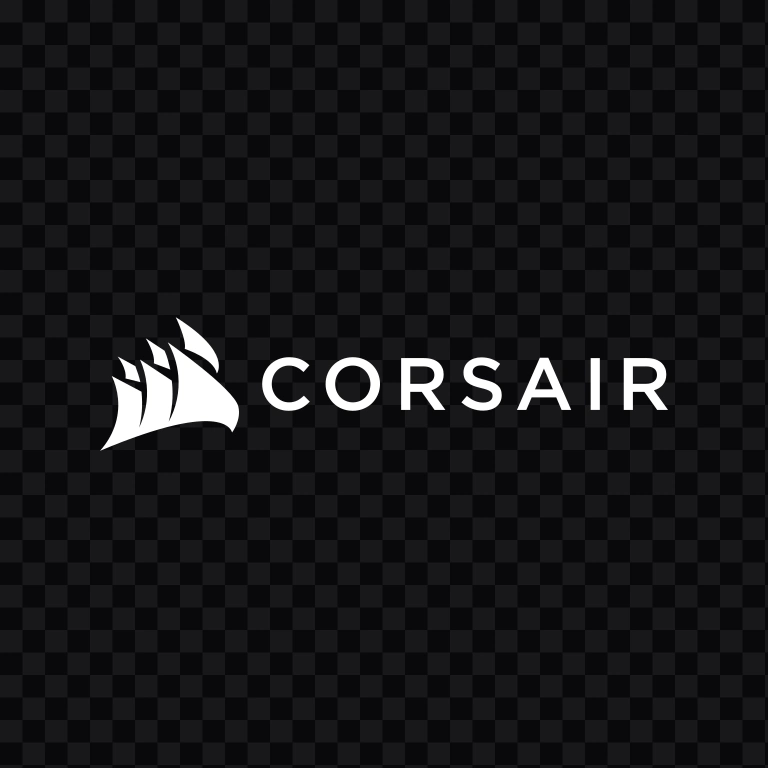 Corsair white logo SVG