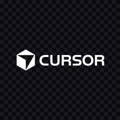 logo Cursor terang SVG