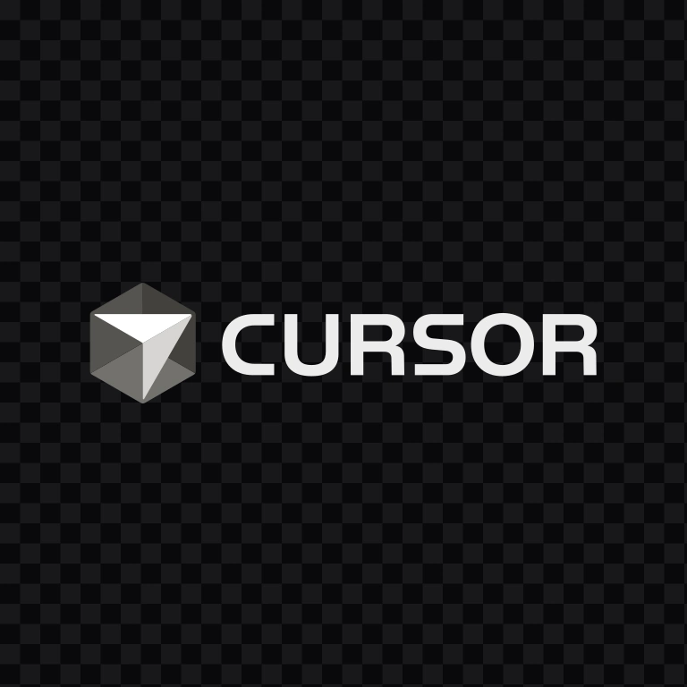 Cursor white logo SVG