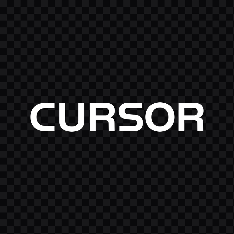 Cursor white wordmark PNG
