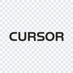 wordmark Cursor berwarna SVG