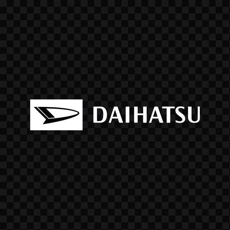 Daihatsu white logo SVG