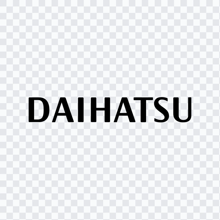Daihatsu black wordmark SVG