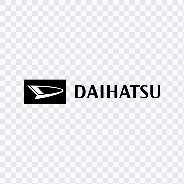 Daihatsu black logo SVG