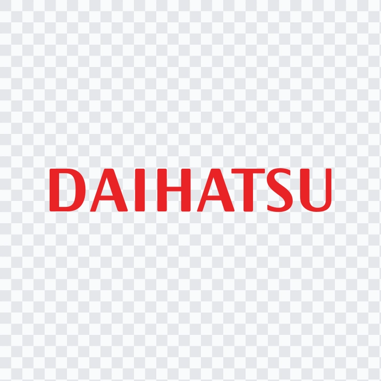 Daihatsu colored wordmark SVG