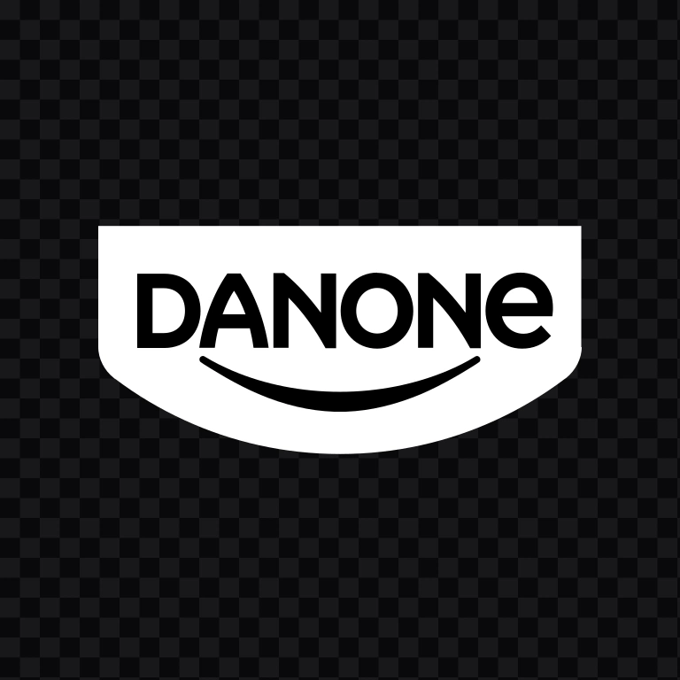 Danone white logo SVG