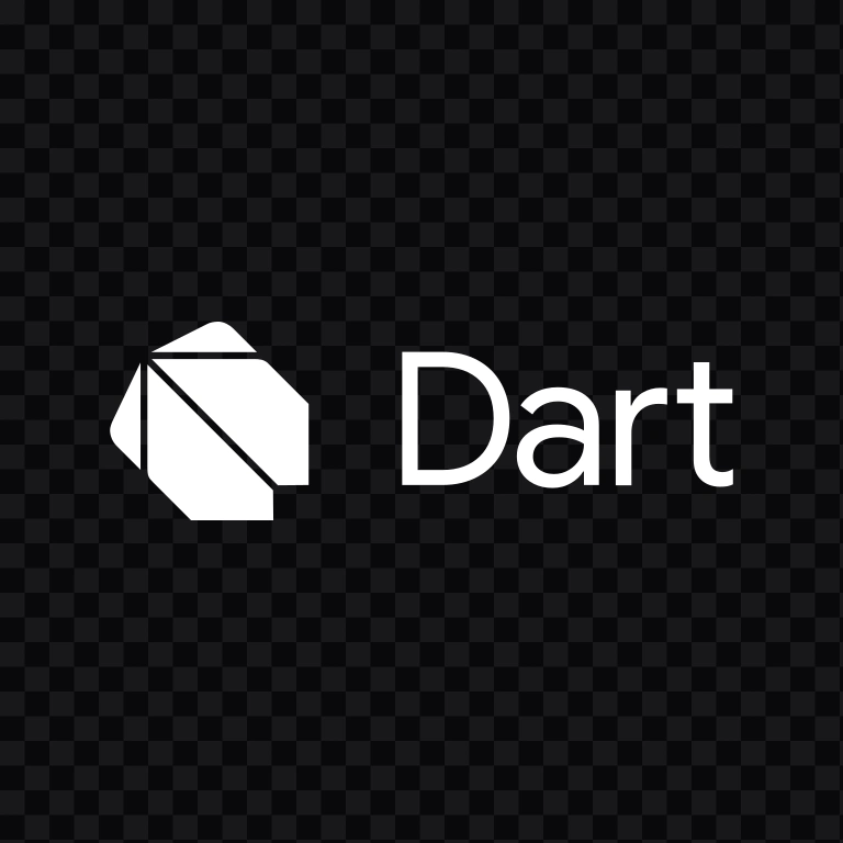 Dart white logo SVG