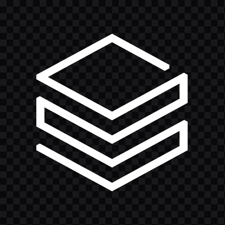Databricks white icon SVG