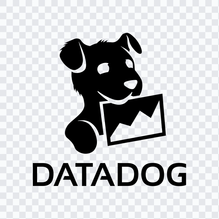 Datadog Vertical black logo SVG