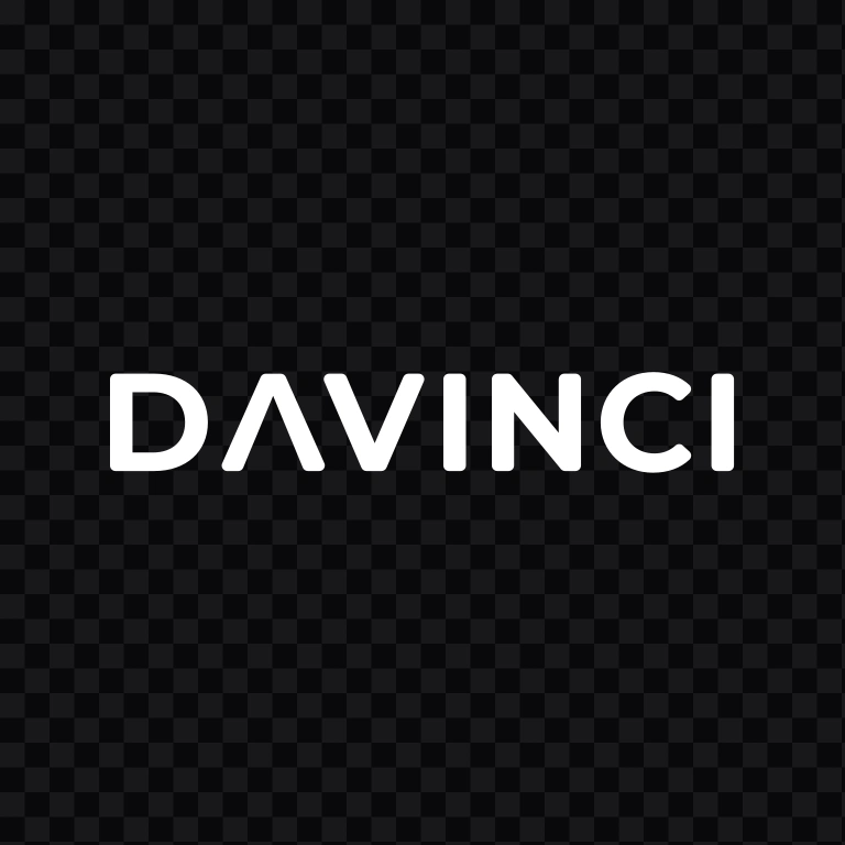 DaVinci AI white wordmark SVG