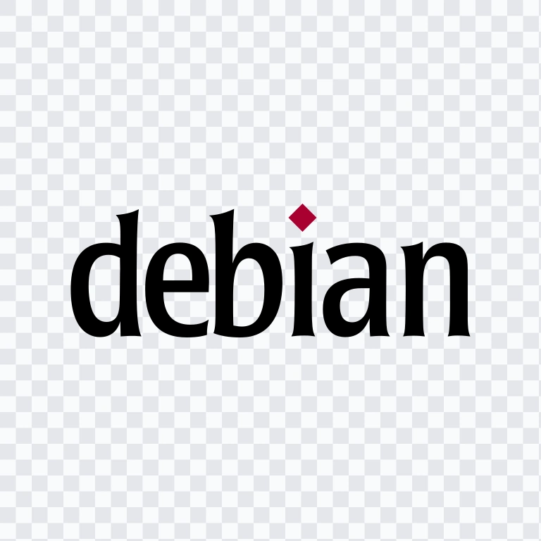 Debian colored wordmark SVG