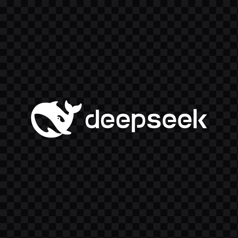 logo DeepSeek putih PNG