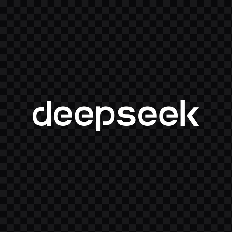 wordmark DeepSeek putih PNG