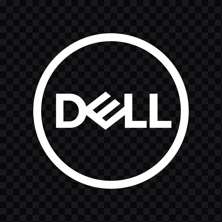 Dell white logo SVG