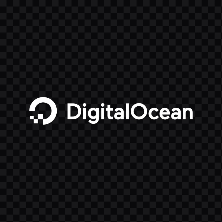 logo Digital Ocean putih PNG