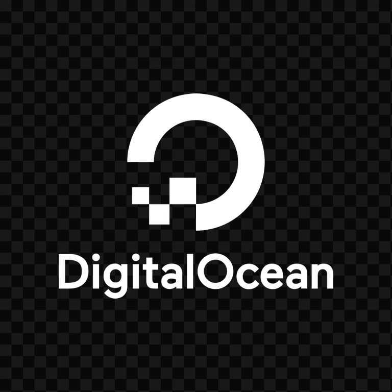 logo Digital Ocean putih PNG