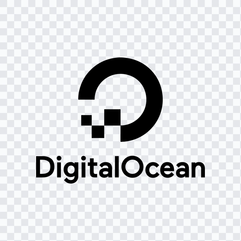 logo Digital Ocean hitam PNG
