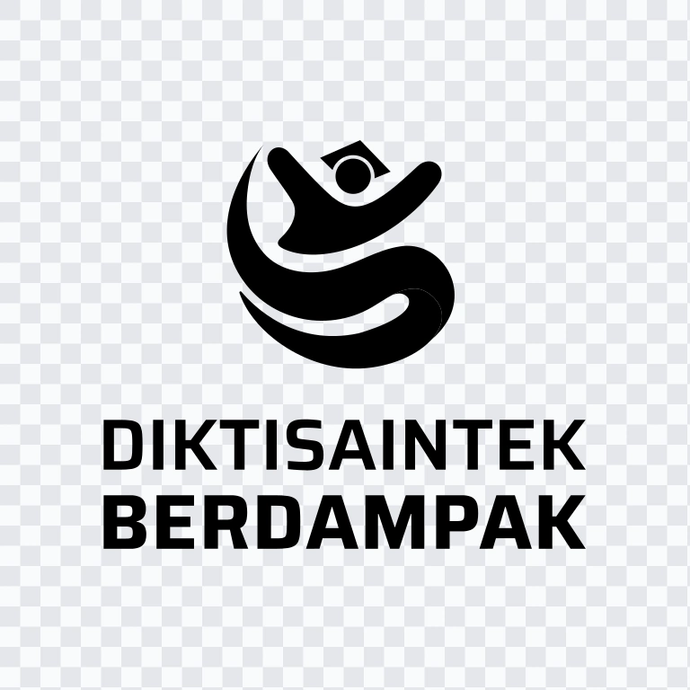 Diktisaintek Berdampak Black 5 logo