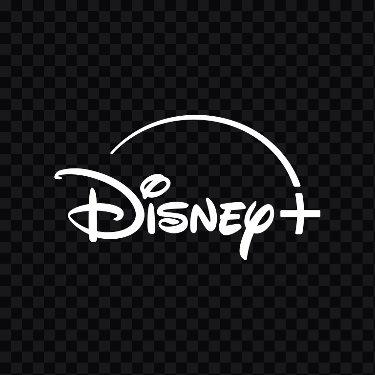 Disney+ white logo SVG