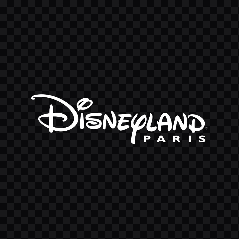 Disneyland Paris white logo SVG