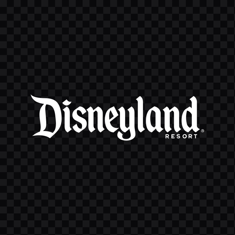 logo Disneyland Resort putih SVG